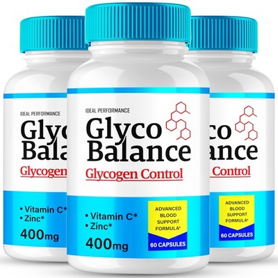 Glyco Balance Blood Sugar Support Metabolic Health Suppl - 180 Capsules (3 Pack)