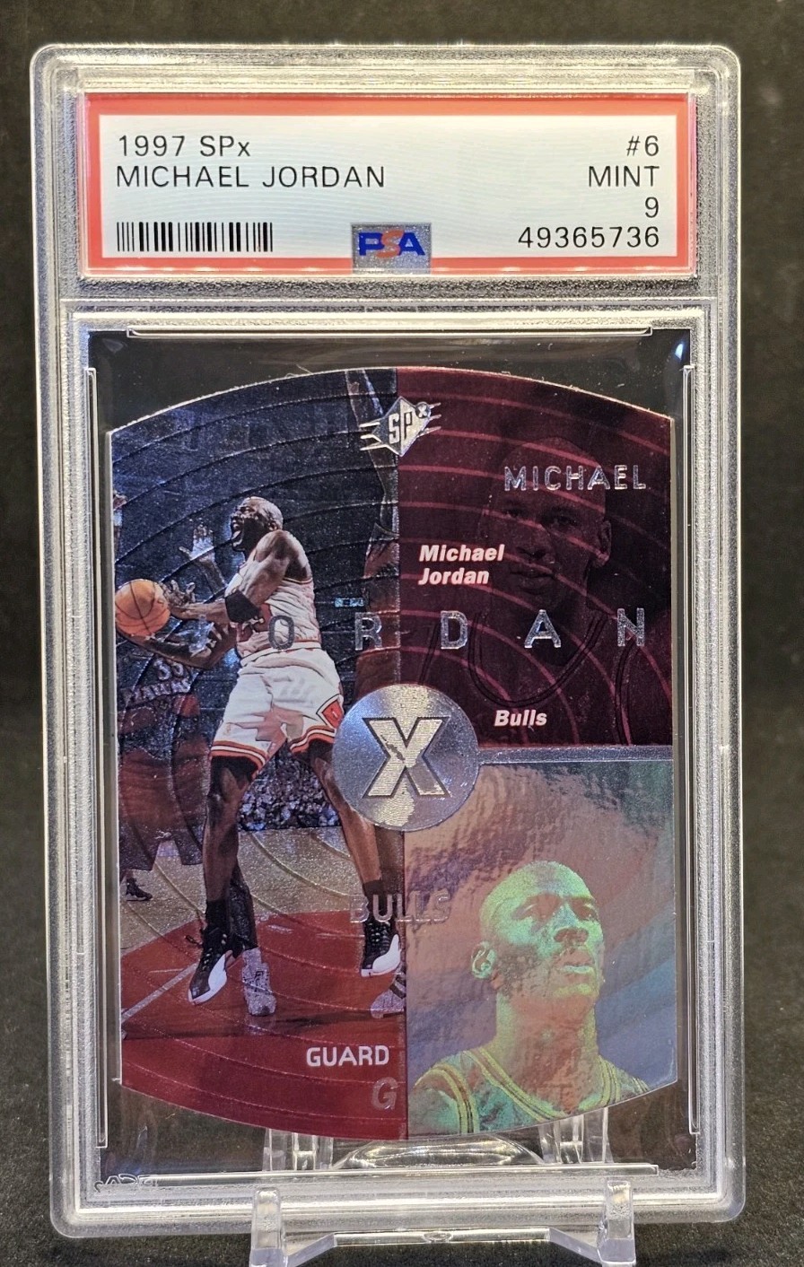 1997 SPx #6 Michael Jordan (PSA 9) Bulls