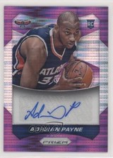 2014-15 Panini Prizm Auto Purple Pulsar Prizm 33/49 Adreian Payne #97 Auto 0c2
