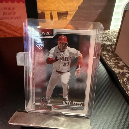 2026 Topps Series 1 Mike Trout Superbox Companion Card #350 Short Print