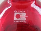 Vintage Hand Made Blenko Glass Ruby Red 7" Pitcher — photo 5