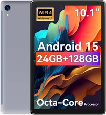 Tablet,10.1" Android Tablet with Octa-core Processor 24GB RAM 128GB ROM HD IPS