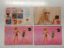 4 Vintage 1968 - 1970 Barbie Booklets