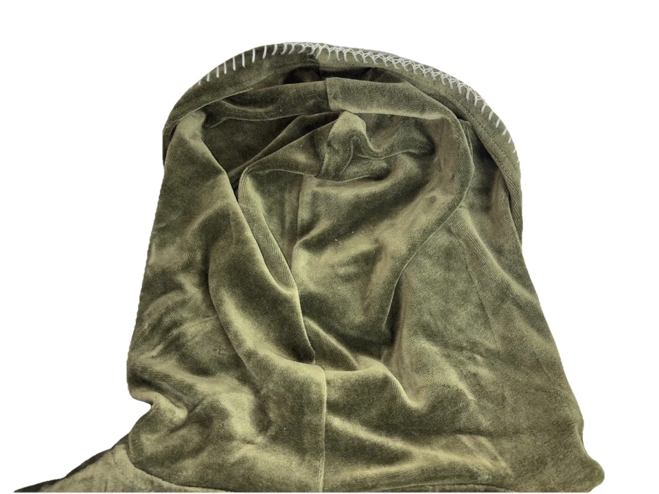 Sudadera con Capucha de Entrenamiento de Terciopelo Verde JANE ASHLEY Mujer 2xl Manga Larga Con Piedras De Colección Foto 4 de 4