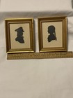 Sydney Zoltan Lucas Vintage Framed Silhouettes Boy and Girl 1930s-1940s  5”x6” — photo 2