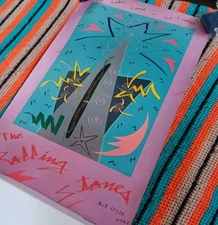 ROLLING STONES 1981 SAN FRANCISCO concert poster BILL GRAHAM 20x30 Kaz 