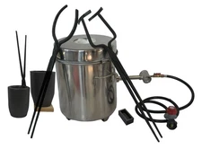 16KG Single Gas Metal Melting Furnace Propane Melting  Foundry Forge  Casting