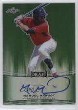 2015 Leaf Metal Draft Green Prismatic 8/10 Manny Margot Manuel #BA-MM1 Auto a2v
