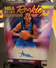 2024-25 Panini Nba Hoops - Rookie Ink Melvin Ajinca #RI-MEL (AU, RC)