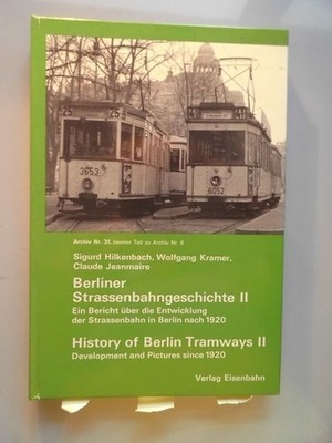 3 Seiten Berliner Strassenbahngeschichte II Tramways II Eisenbahn-Zentrum U- S-B