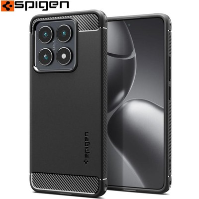 Handyhülle für Xiaomi 14T Spigen Case Cover Schutz Hülle Tasche Etui Schwarz