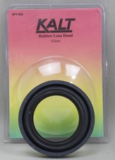 62mm Screw-In/On KALT Rubber Lens Hood Metal Rim - 27mm Deep 80mm Wide NEW