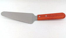 10 Inch Stainless Steel Cake / Pie Server with Wooden Handle