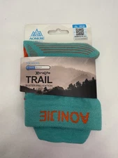 AONIJIE Athletic Five Toe Socks Toesocks Running Marathon Race Trail Size M Teal