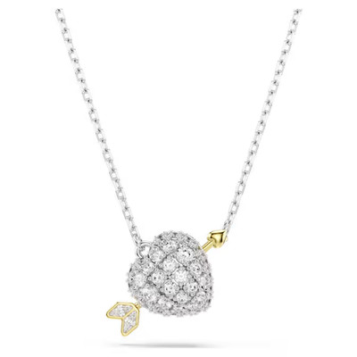 Swarovski Idyllia Pendant Mixed cut, heart shape with arrow