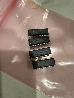 Lot Of 4 Motorola MC74HC4051N High-Speed CMOS Multiplexer Demultiplexer DIP-16