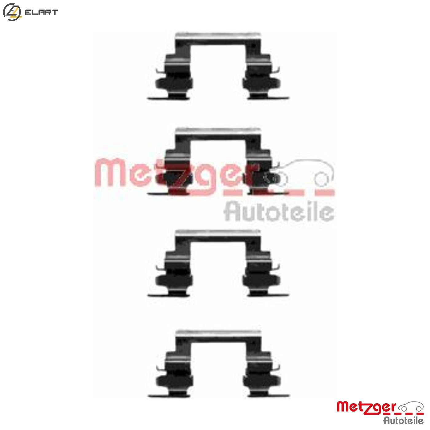 ACCESSORY KIT DISC BRAKE PAD 109-1236 FOR MITSUBISHI SPACE/RUNNER OUTLANDER 1.6L