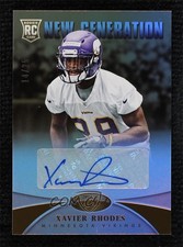 2013 Certified Mirror Gold Signatures 14/25 Xavier Rhodes #298 Auto 09c4