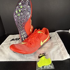 Nike JA Fly V4 Track Shoes Hyper Crimson Barely Volt DR2741-601 Men  s Size 11.5