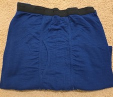 Duofold Men Heattech Thermal Pants Long Underwear Blue USA Made Sz M