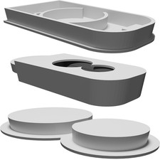 Guscio Cover Telecomando per Allarme Auto MetaSystem Ricambio Scocca Custodia