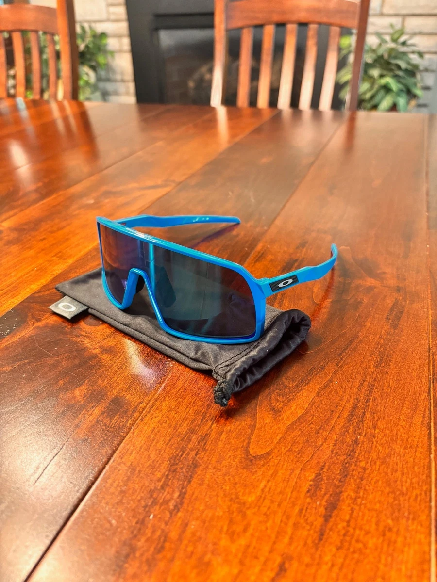 Oakley Shield Blue Mirrored Sunglasses for Men for sale | eBay