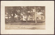 E.L. Vincent Residence Pre-1920 RPPC Real Photo Postcard