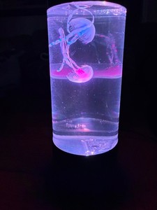 Merkury floating jellyfish in water night light for kids bedrooms