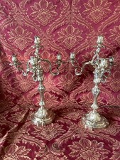 Paire de Candélabres Louis XV bronze doré (Boin-Taburet)