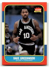 1986-87 Fleer #41 Dave Greenwood