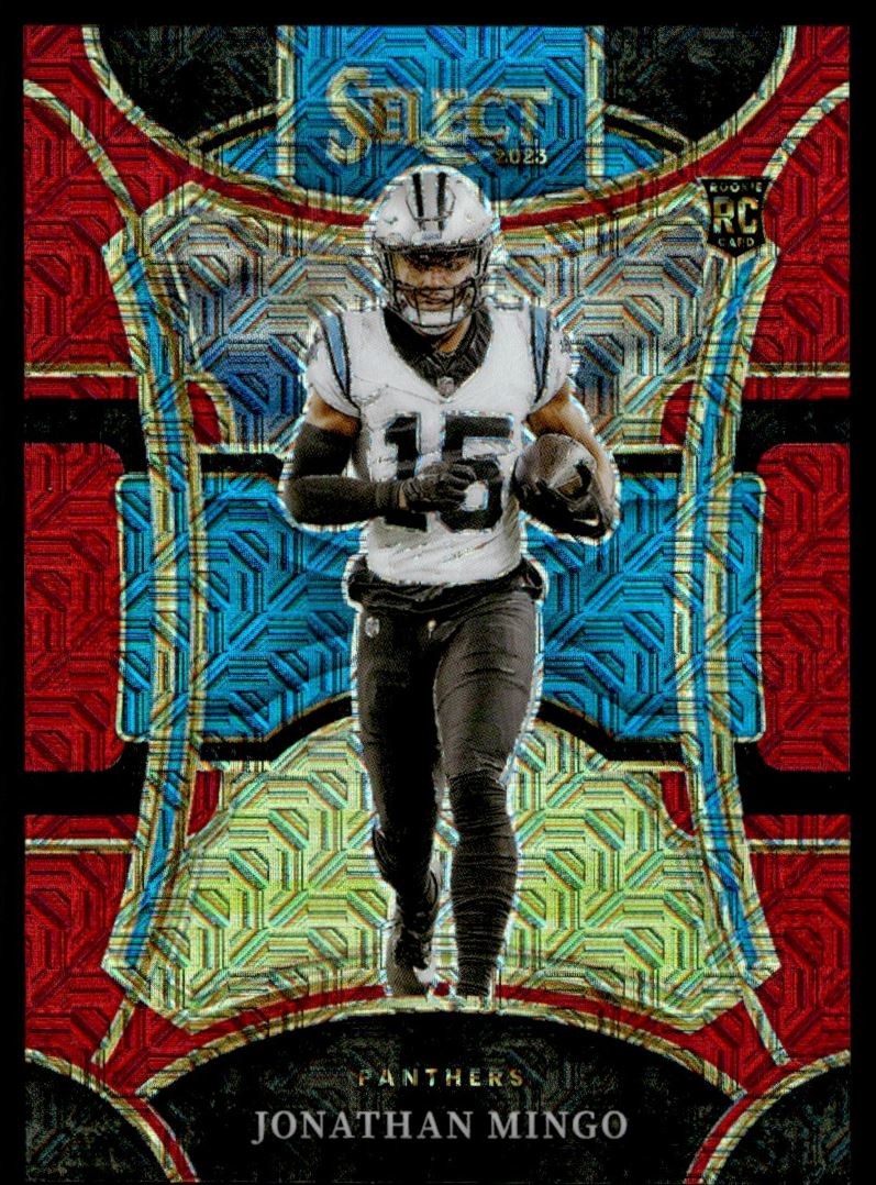 2023 Panini Select RED MOJO Jonathan Mingo Rookie 34/49 Panthers #414 C68