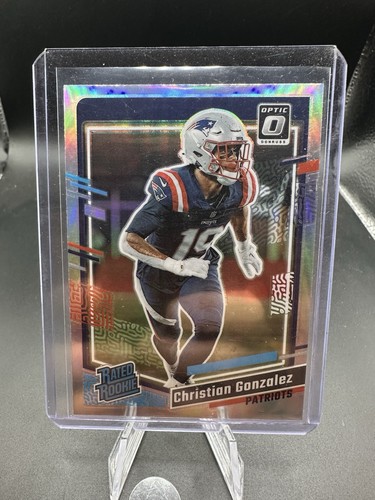 2023 Panini Donruss - Rated Rookie Christian Gonzalez #369 Optic Preview Holo...