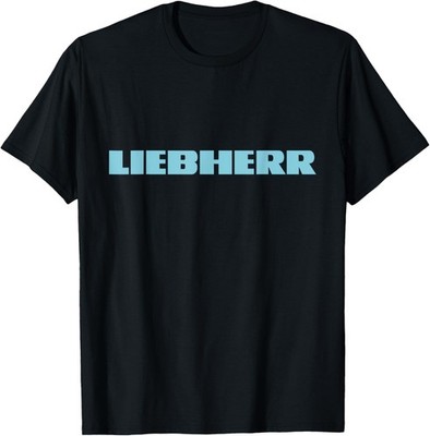 Construction Machinery Love Liebherr Machinist Driver Fan Excavator T-Shirt