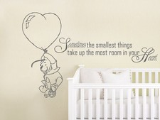 Winnie the Pooh Wall Decal Kids Quote Vinyl Sticker Decal Nursery Decor ZX213