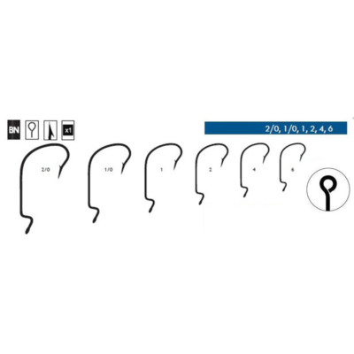 5 X ROBINSON 295BN TITANIUM OFFSET WORM HAKEN, DROP SHOT HOOKS CARBON JIGHAKEN