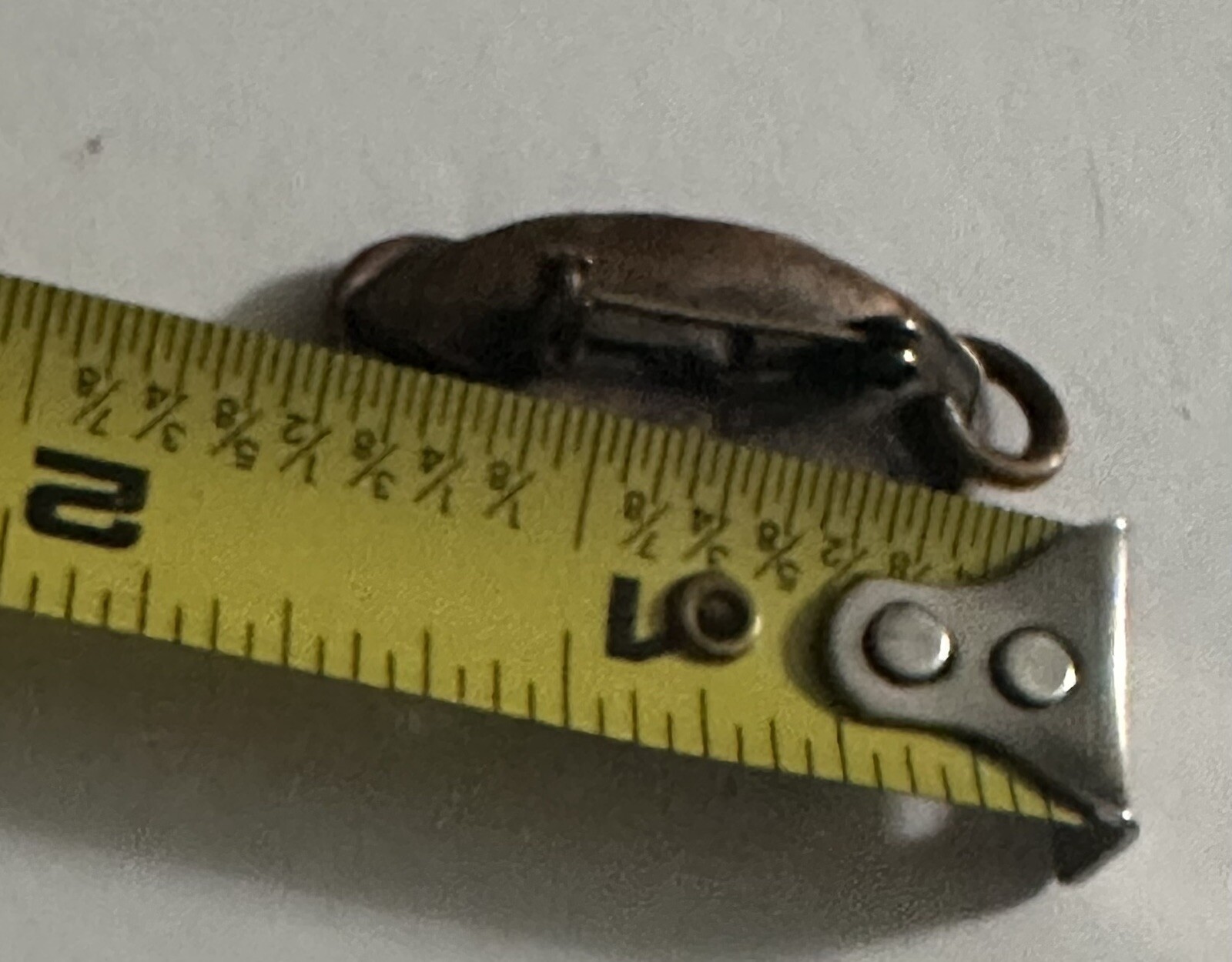 Small Solid Copper Leaf Pin Vintage Brooch 1-1/2”… - image 5