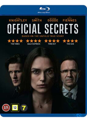 Official Secrets NEW Cult Blu-Ray Disc Gavin Hood Keira Knightley