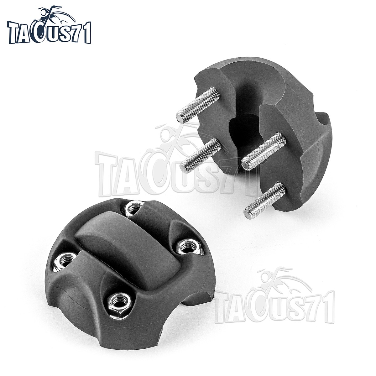 Fasmov Winch Cable Stopper Black ATV UTV Rubber Line Stop Hook Saver with Allen
