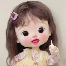 1/8 BJD Doll SD Spherical Resin Facial Makeup Bare Naughty Trick Girl Toy Gifts
