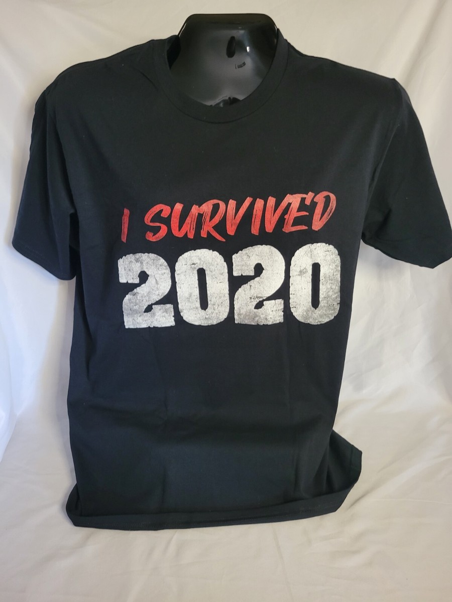 I Survived 2020 Black T-shirt (Size L) NWT