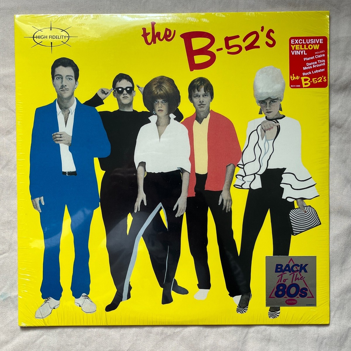 B-52'S/WILD PLANT Back To The 80's Rhino Colored Vinyl Bundle w