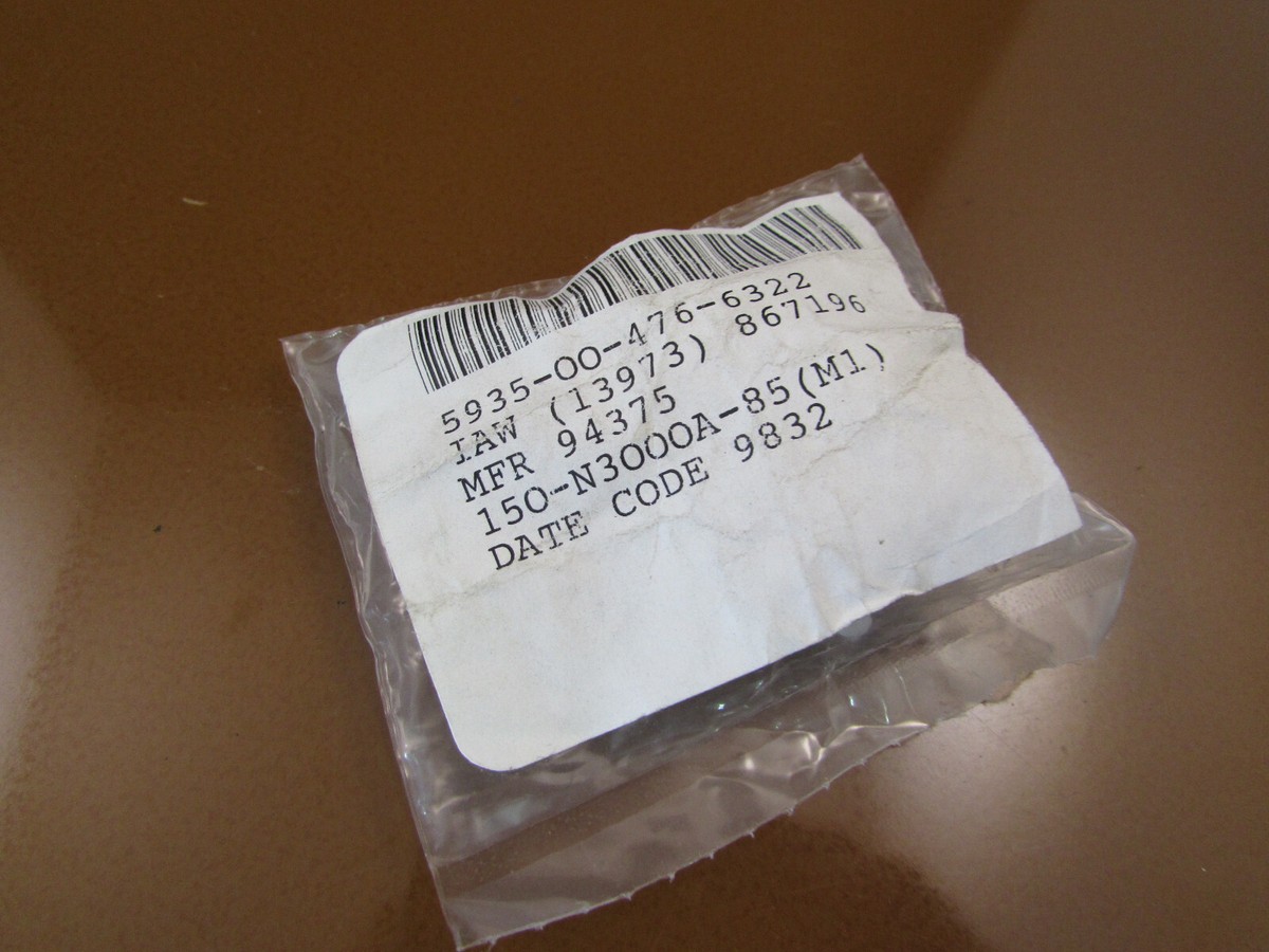 Amphenol #94375 5935-00-476-6322 ELECTRICAL RECEPTACLE CONNECTOR | eBay