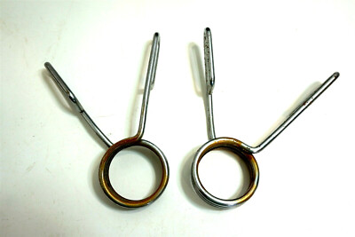 Set of 2 Collar Spring Weight Bar Clips for 2'' sized weighlifting bar ~ used