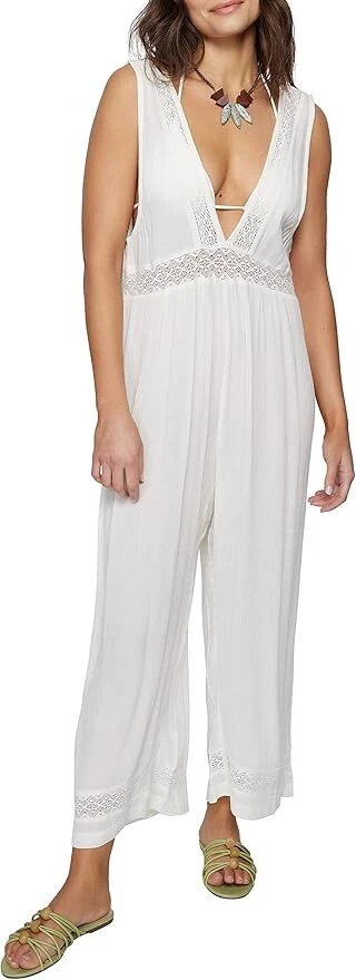 Комбинезон O'Neill X5722 Juniors Sandie Crinkle без рукавов накидка, белый, L - Изображение 4 из 4