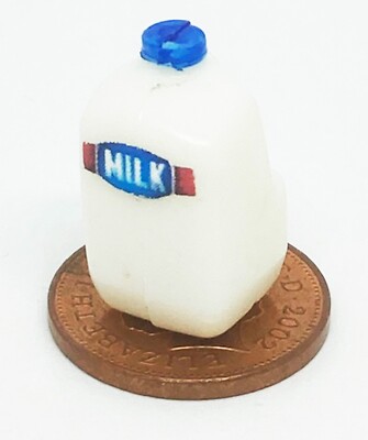 Puppenhaus Kunststoff Milchflasche Getränk Zubehör Tumdee Maßstab 1:12 Küche W