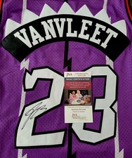 Fred VanVleet Signed Raptors Mitchell N Ness Jersey Size L In Person. JSA CERT