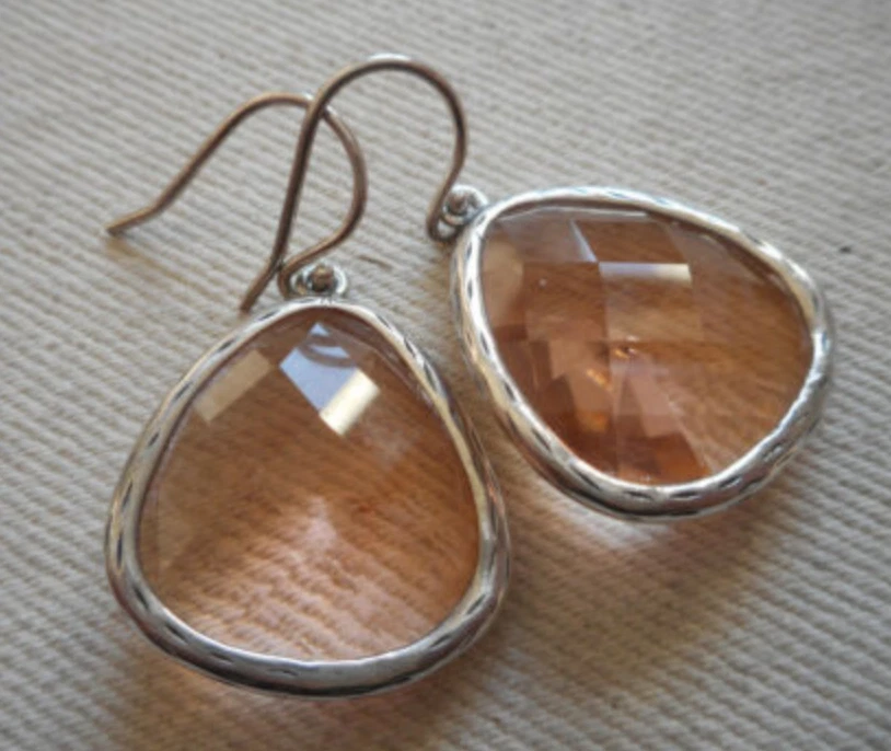 Pendientes Silpada W2775 ABLAZE Silpada plata esterlina cristal pendientes joyería Foto 2 de 4