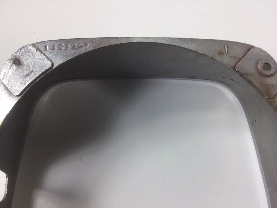 1969 BUICK Head Light Bezel Trim Left Side Wildcat Electra LeSabre 1387241 - Image 2 of 4