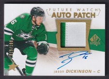 JASON DICKINSON - 2016 SP Authentic Future Watch Auto Patch #138, /100