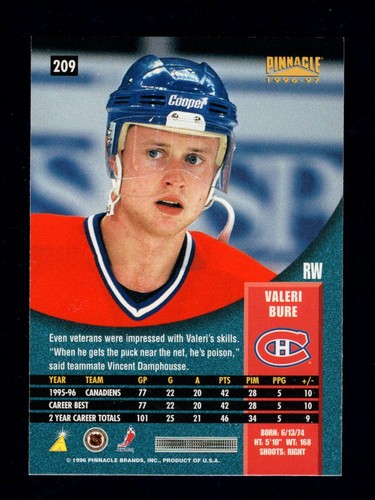 1996-97 Pinnacle Base Hockey Cards You Pick From The List - Picture 379 of 455